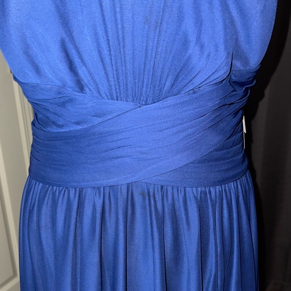 🔥Bundle Deal - Two Elegant Bridesmaids Dresses in Marine Blue NWT - Picture 6 of 15